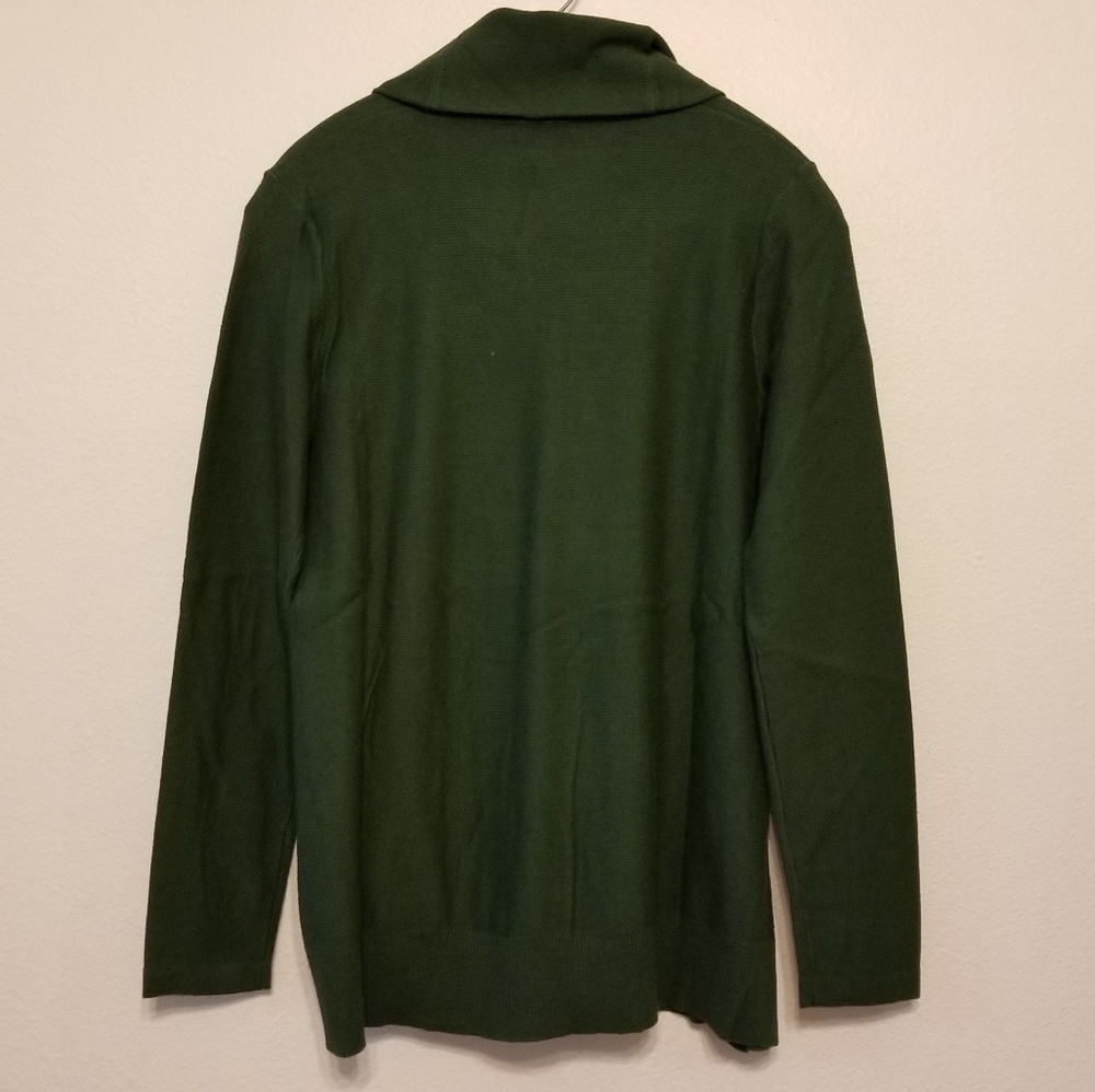 J.Jill Abby cowl neck sweater in Spruce - Picture 3 of 6
